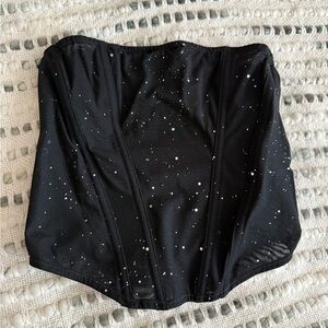 Auden Black Sparkly Corset